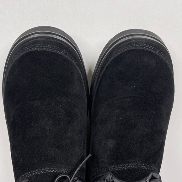 Unisex UGG Black Thick-Soled Lace-Up Snow Boots - Picture 7 of 7